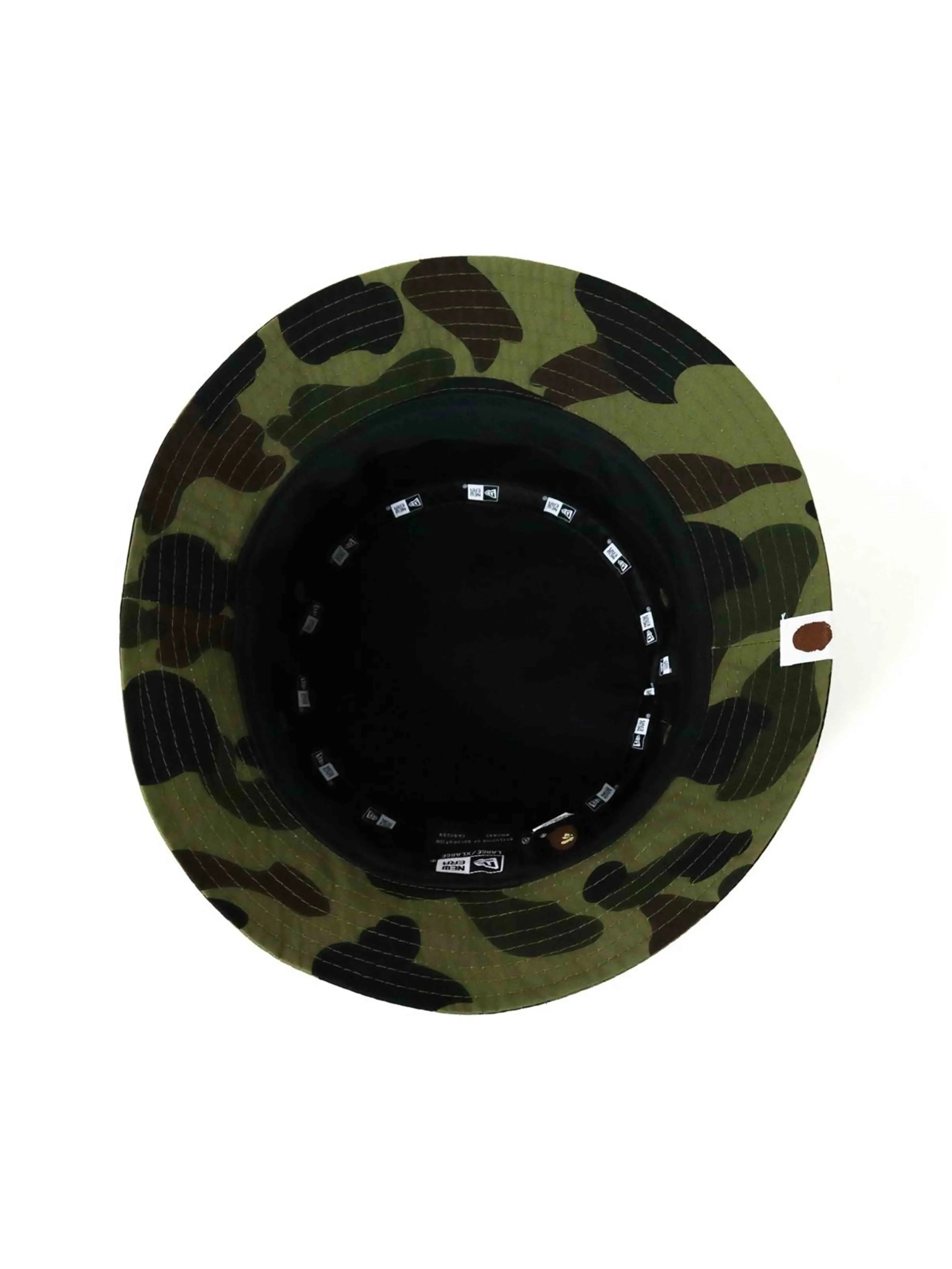 A Bathing Ape New Era 1st Camo Bucket Hat Green