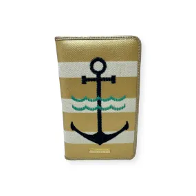 Anchor Stripe Bifold Snap Wallet Spartina, Size Large