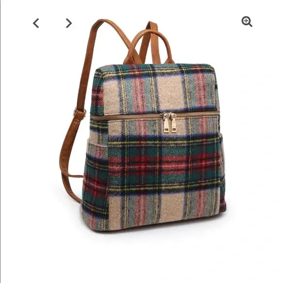 Andi Plaid Backpack