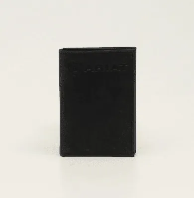 Ariat Mens Black Logo Embossed Trifold Wallet A3545901