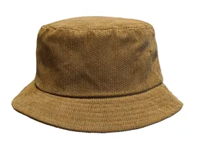 Avenel corduroy bucket hat in Camel