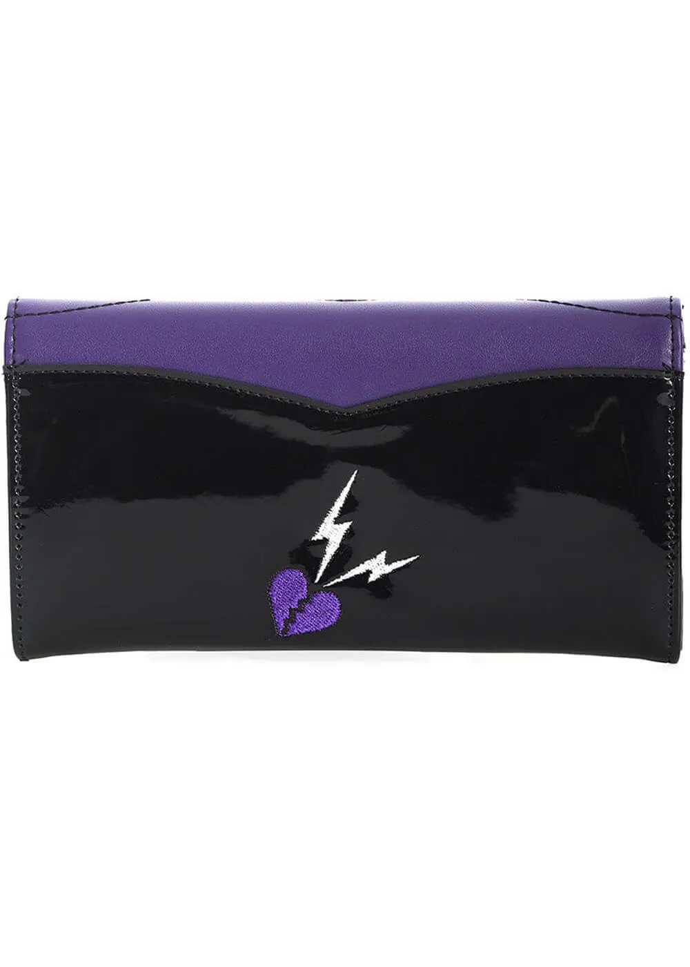 Banned Gods and Monsters Spiderweb Wallet Purple