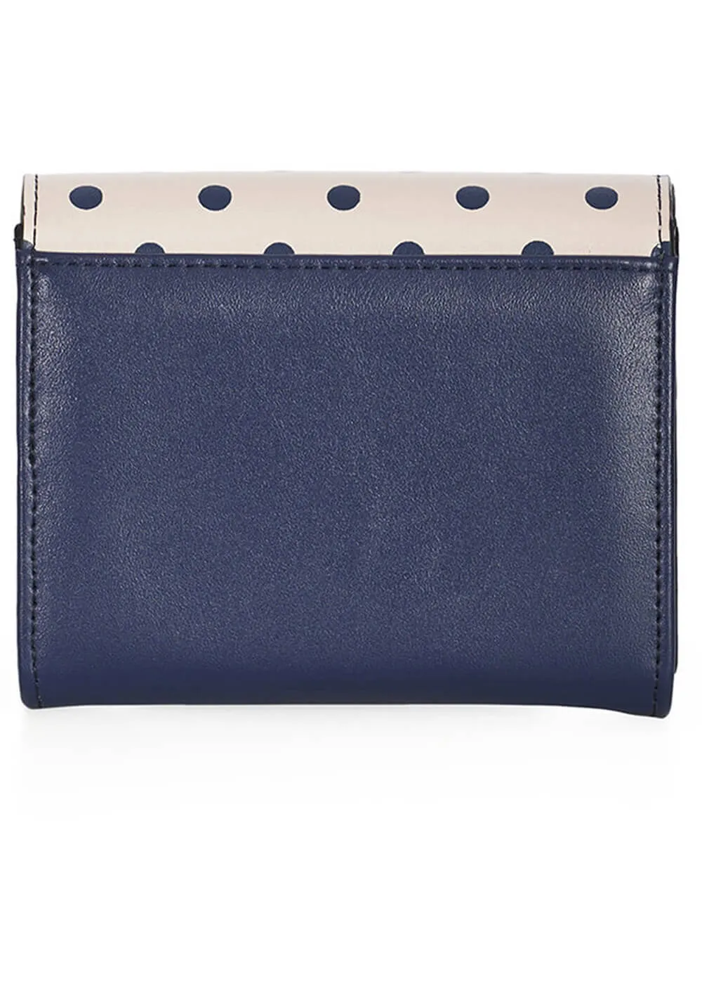 Banned Poppy Polka Wallet White