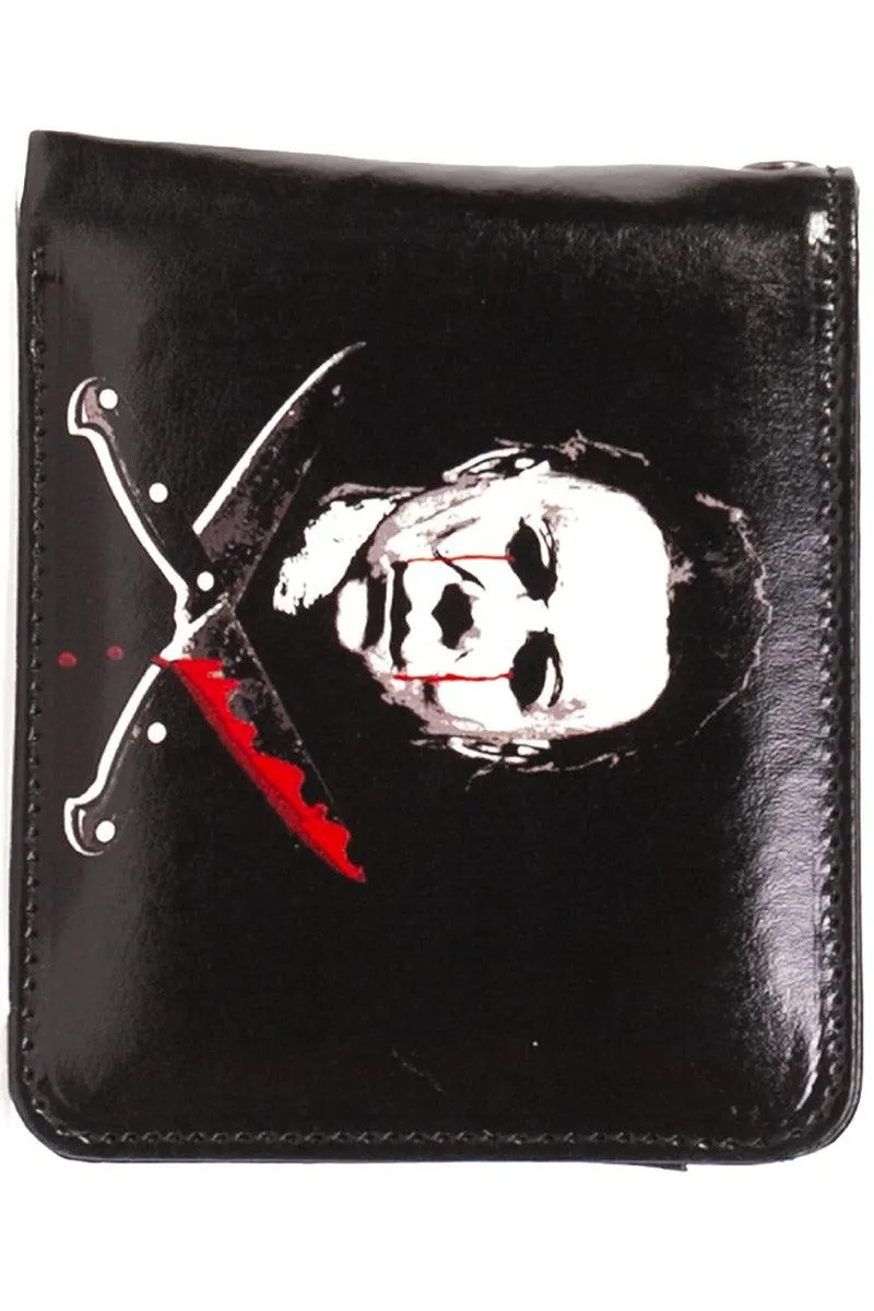 Bloody Machete Michael Myers Bifold Wallet