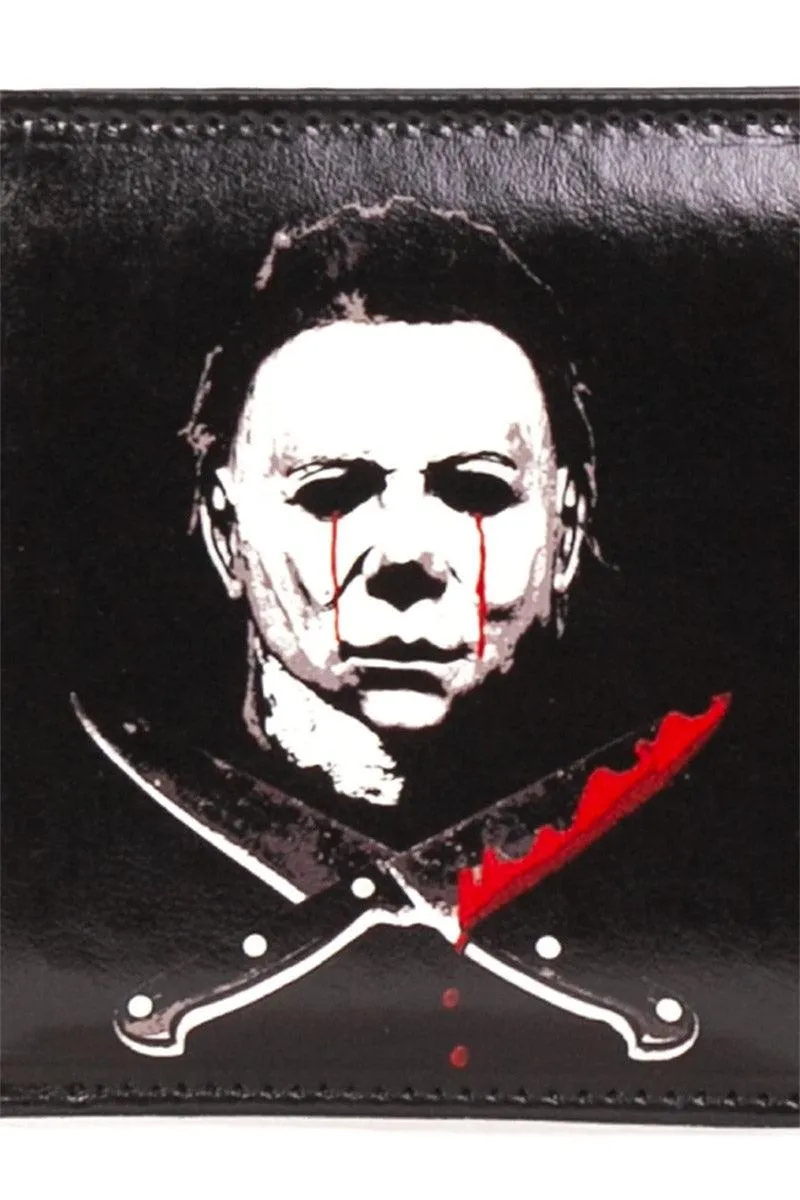 Bloody Machete Michael Myers Bifold Wallet