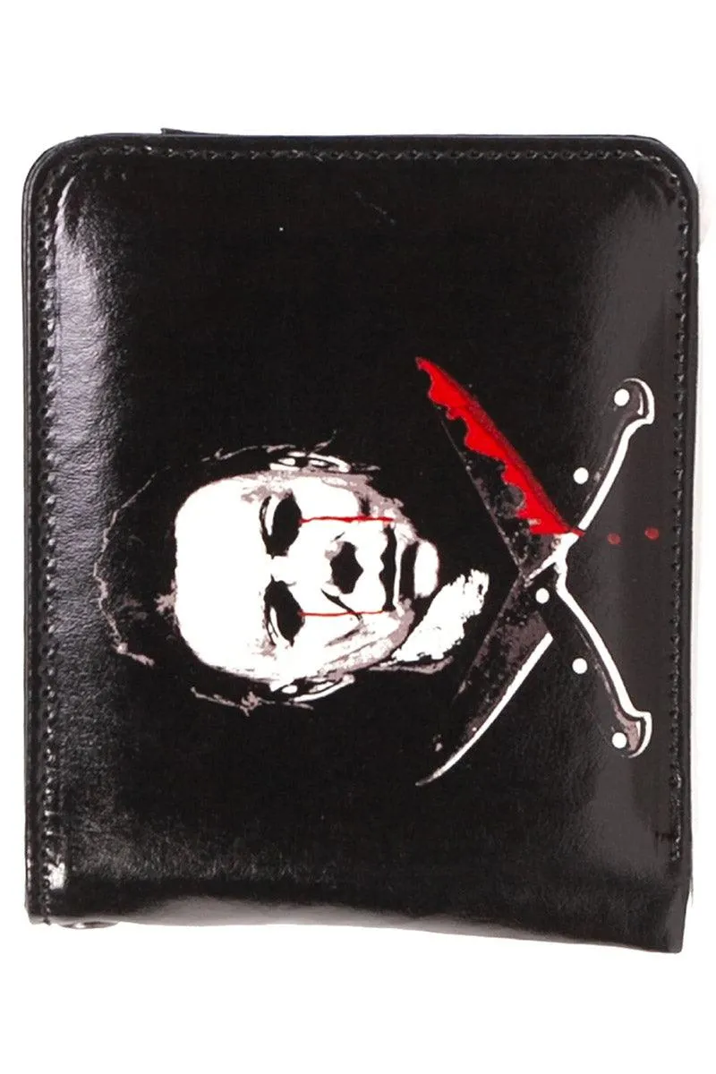 Bloody Machete Michael Myers Bifold Wallet