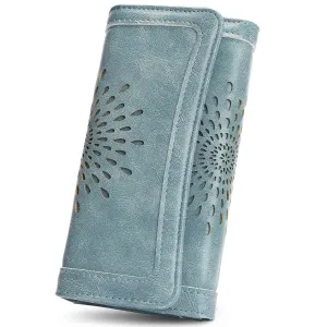 Blue Long wallet