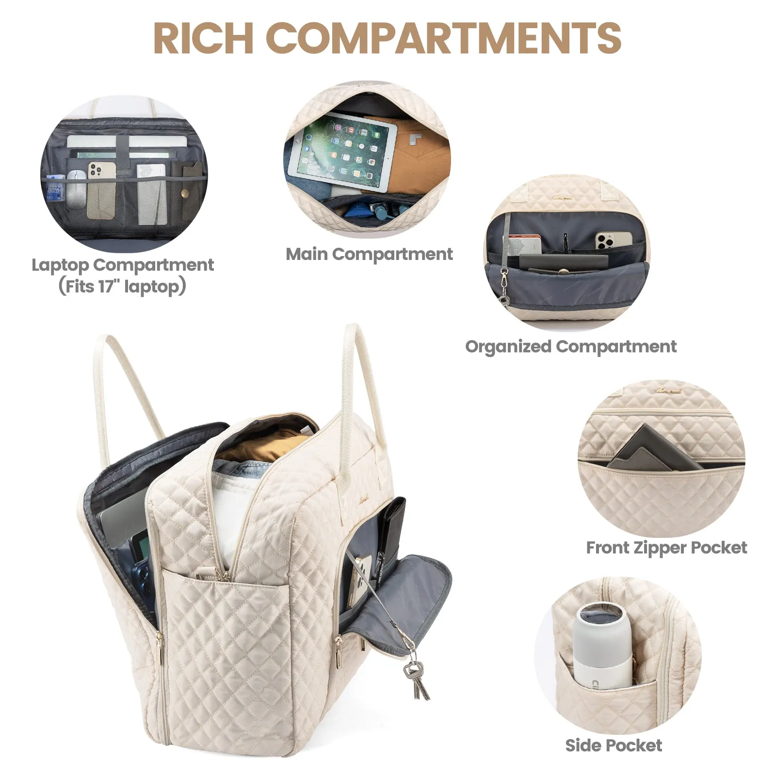 Bolso Verona Ivory (Travel Bag)