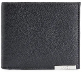 Boss Gbbm Card Holder & Wallet Set In Black For Men