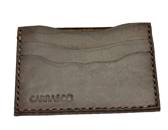 Card Wallet  |  3 slot dark brown | calf