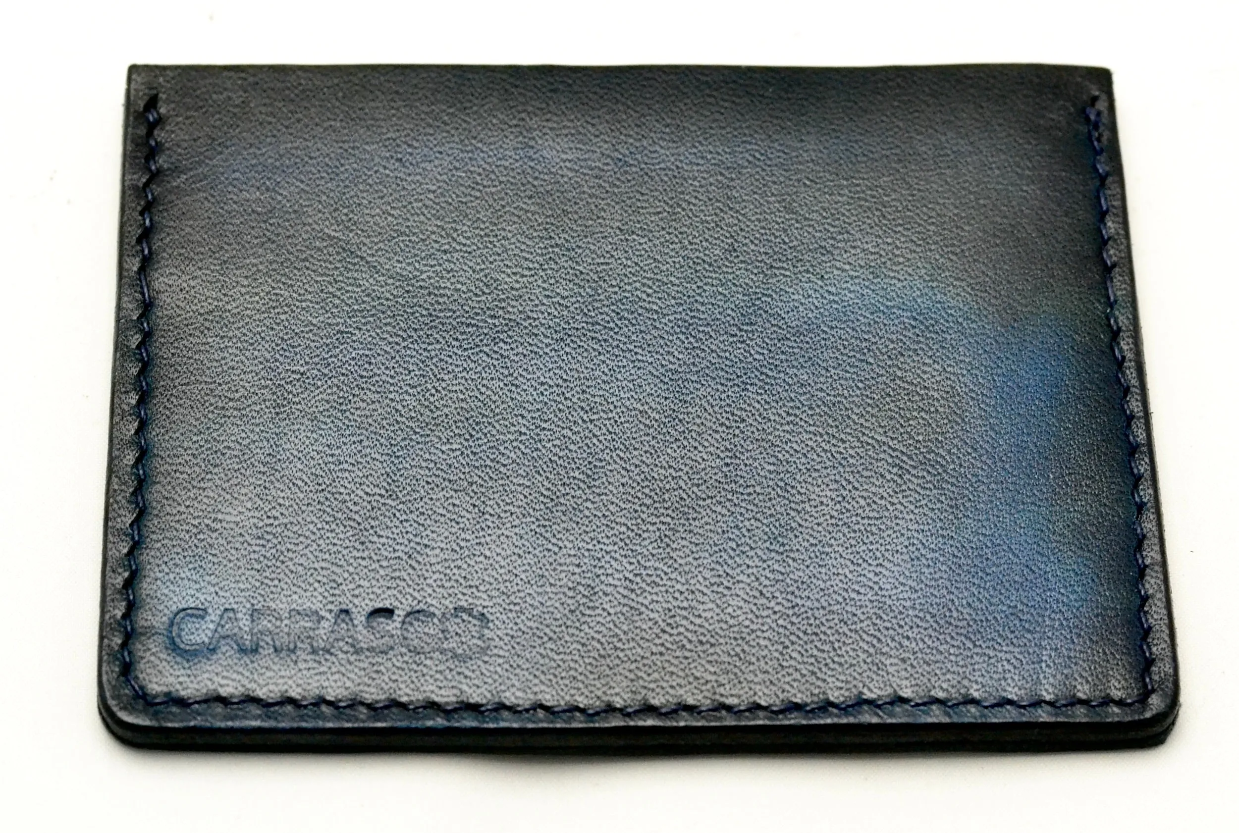 Card Wallet  |  3 slot navy | calf