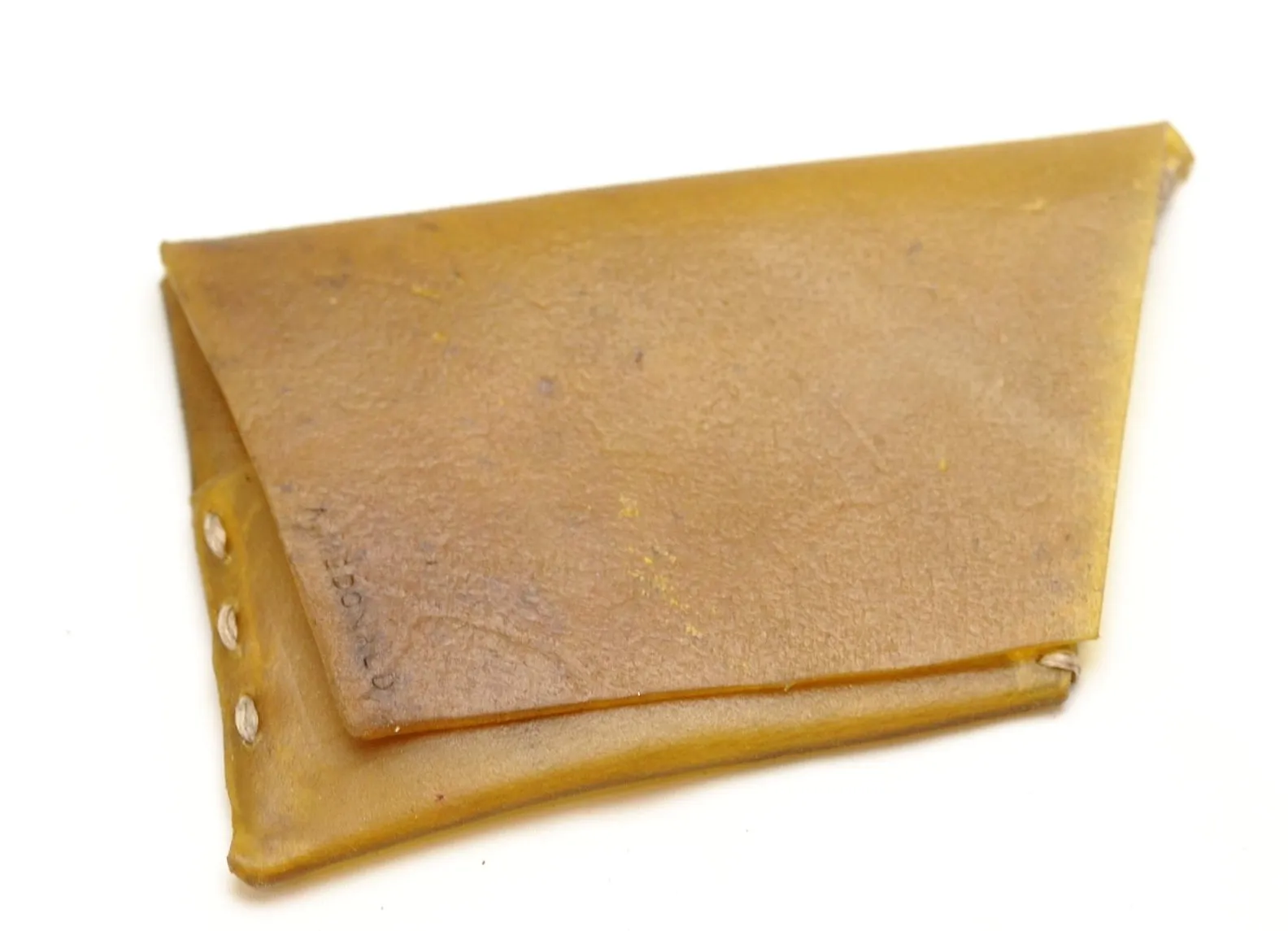 Card Wallet  | Yellow transparent yak