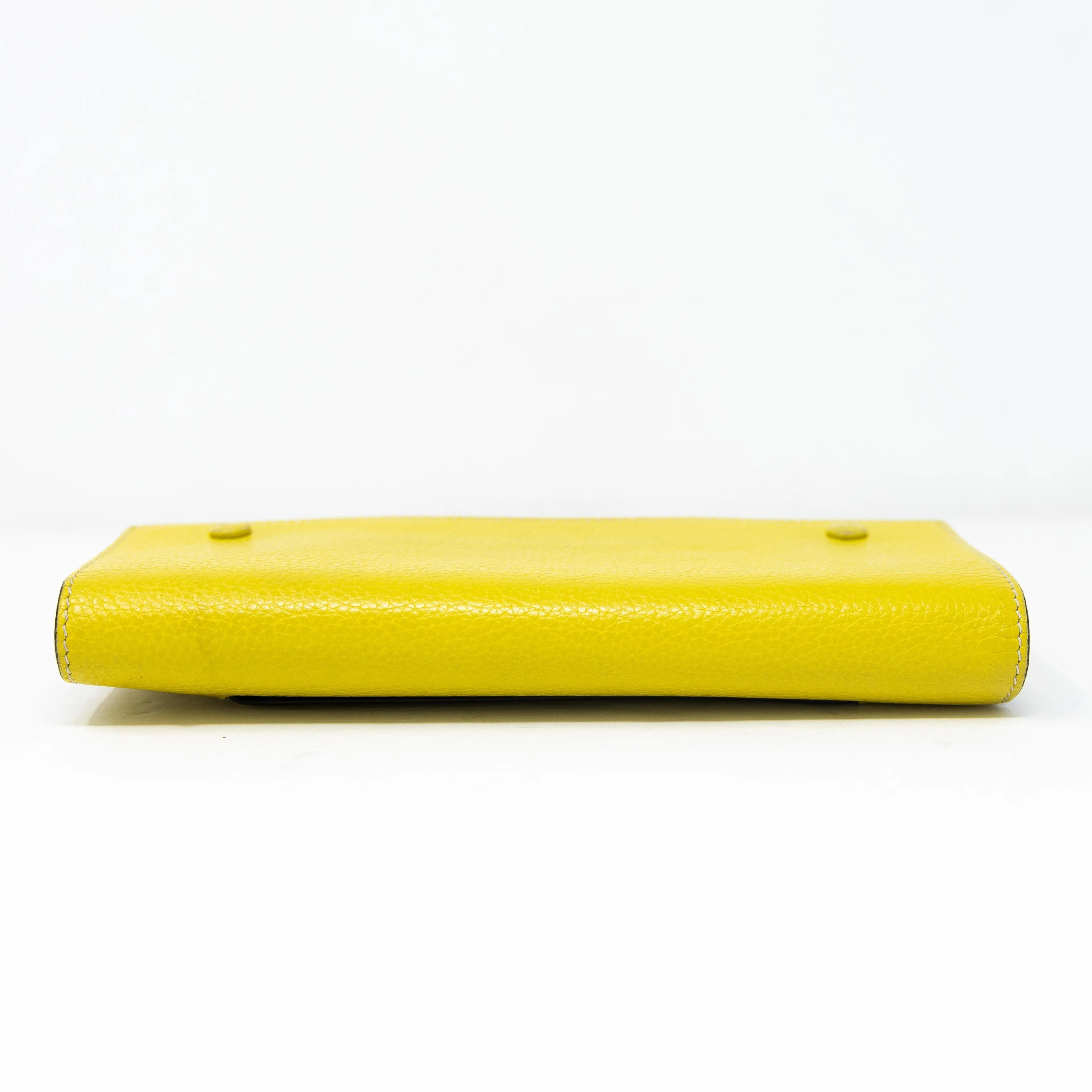 Celine Yellow Long Wallet