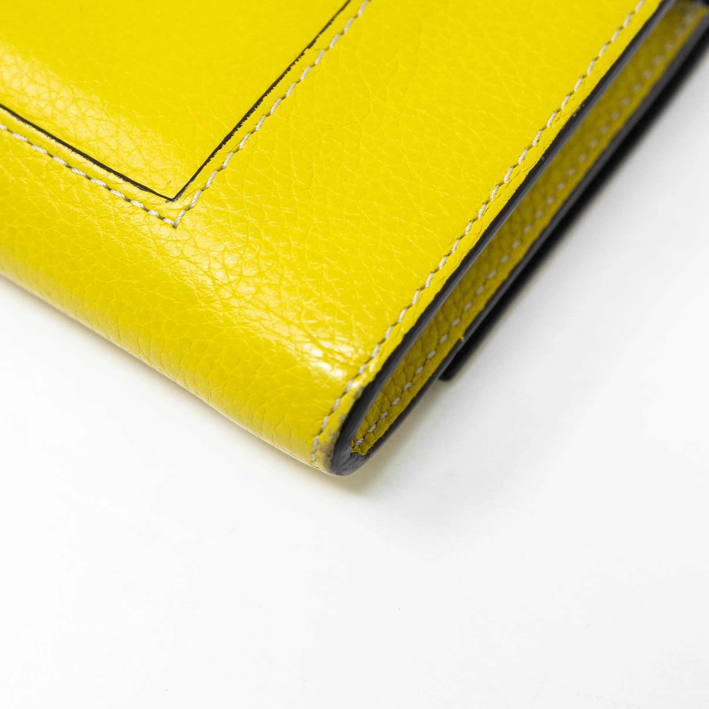 Celine Yellow Long Wallet