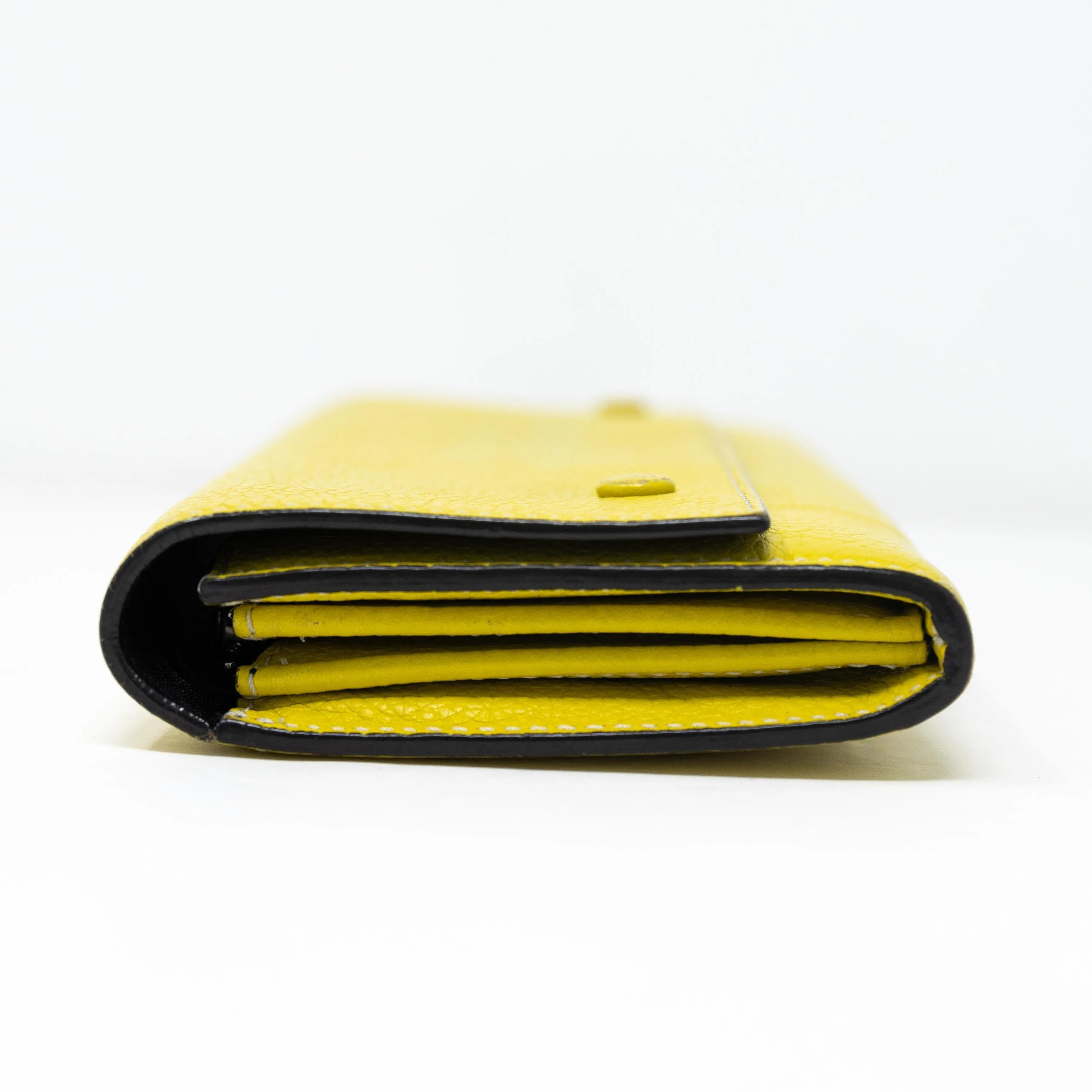 Celine Yellow Long Wallet