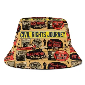 Civil Rights Events in 50s Style Bucket Hat