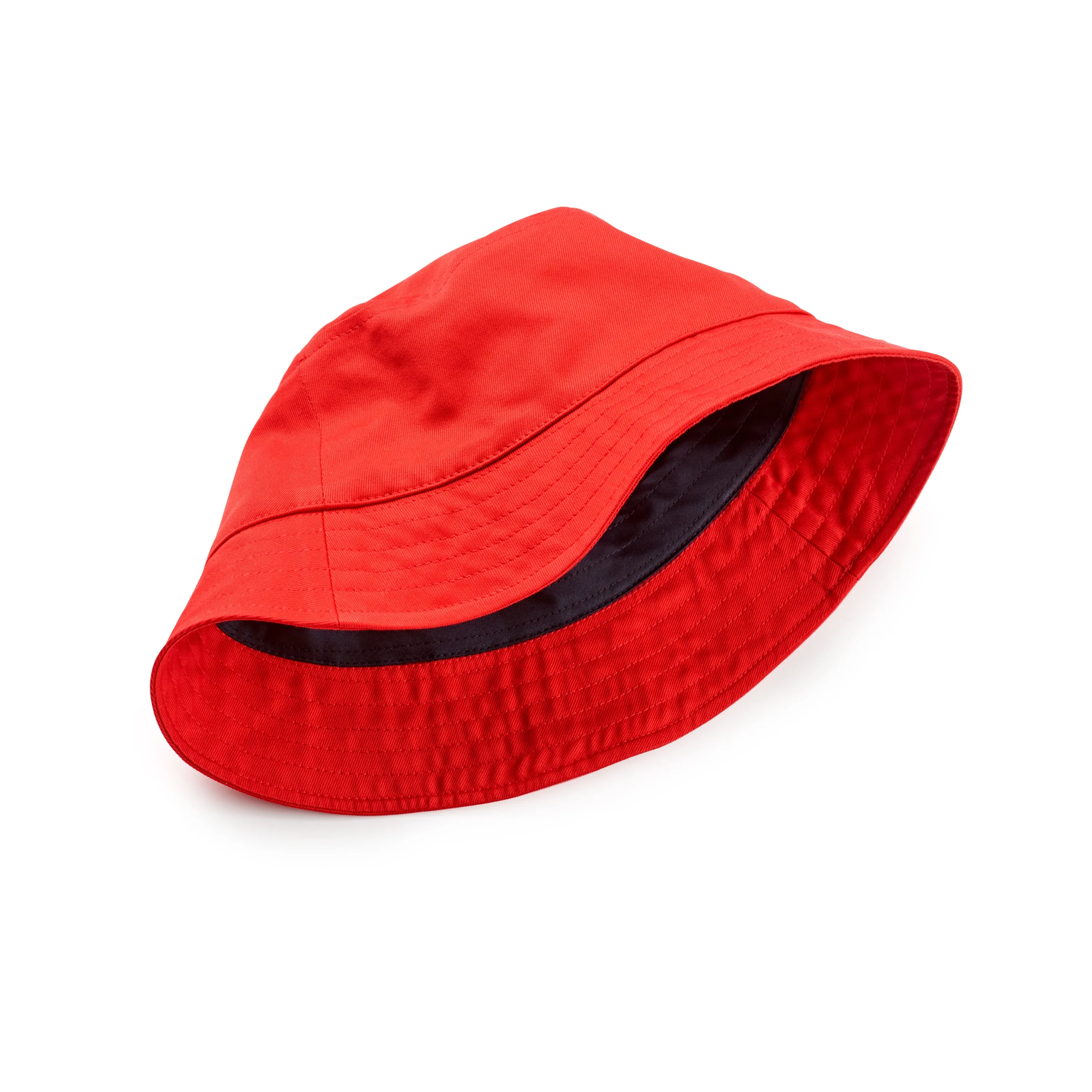 Fox Khaki Bucket Hat in Red