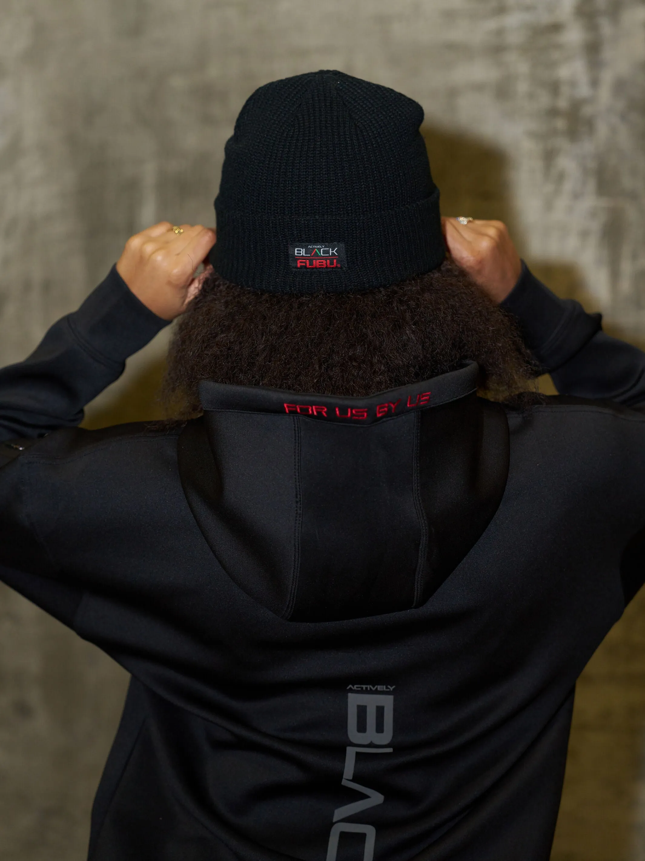 FUBU x Actively Black Premium Bucket Hat