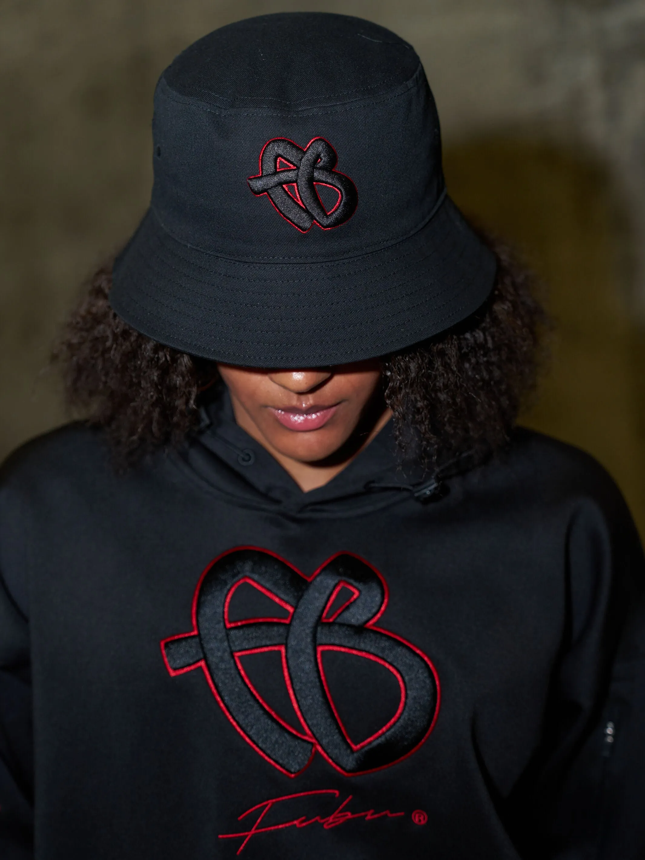 FUBU x Actively Black Premium Bucket Hat