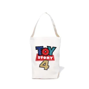 FUNDAMENTAL TOY STORY LOGO TOTE -CREAM