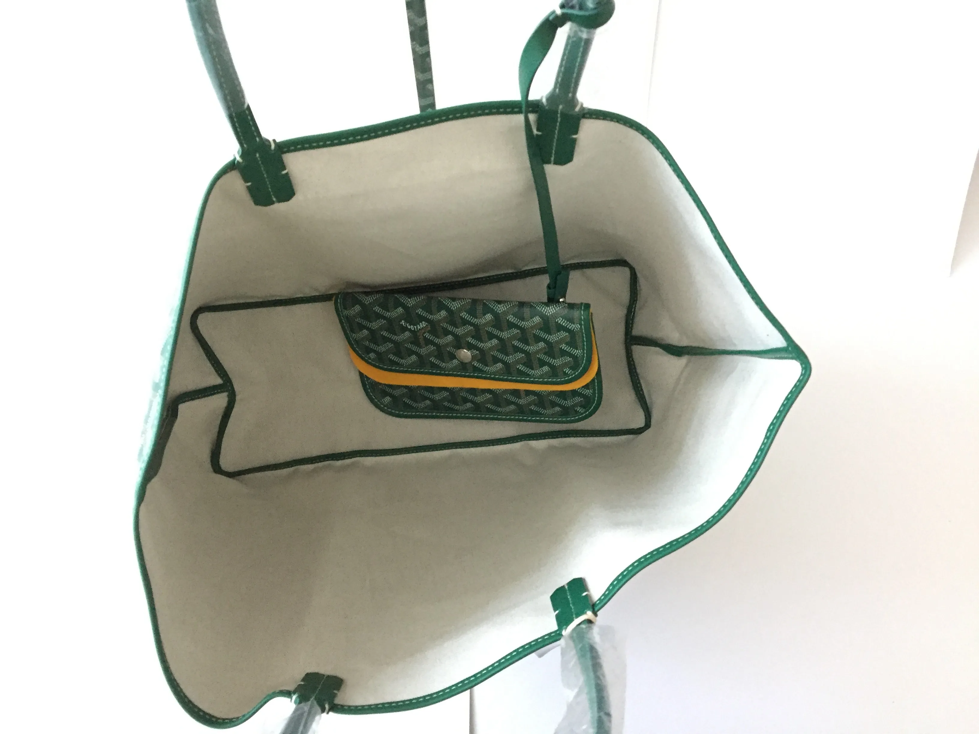 Goyard St. Louis Green PM Tote (NWT)