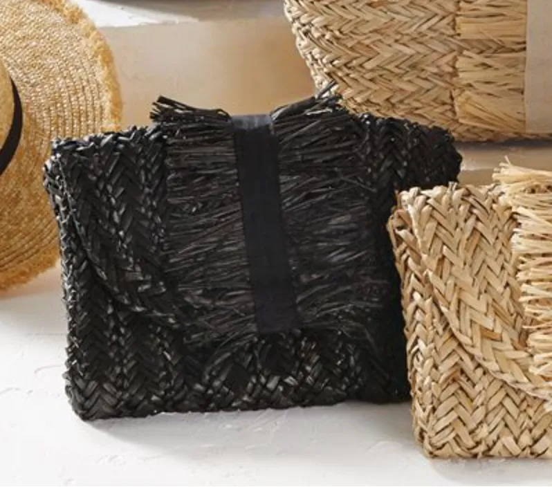 Grosgrain Fringe Clutch - Final Sale 50% off