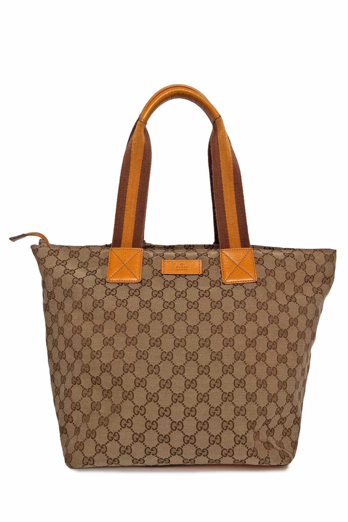 Gucci GG Canvas and Leather Tote