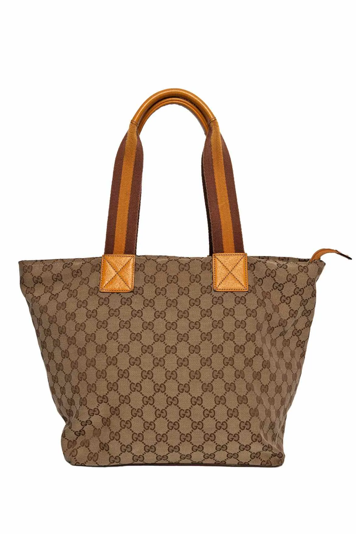 Gucci GG Canvas and Leather Tote