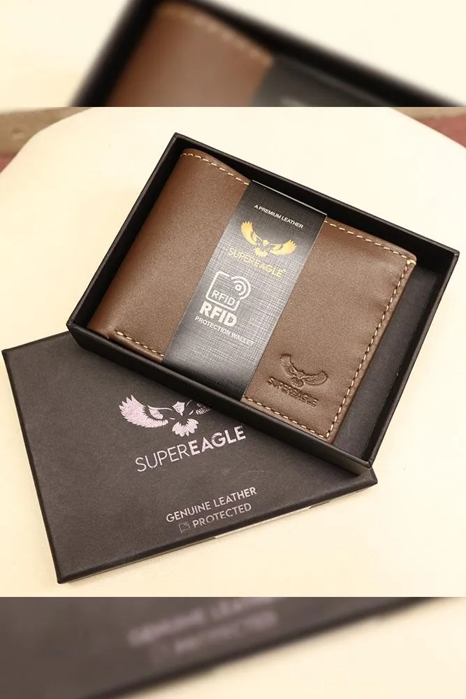 Handcrafted Flipout Card Pockets Pure Leather Wallet