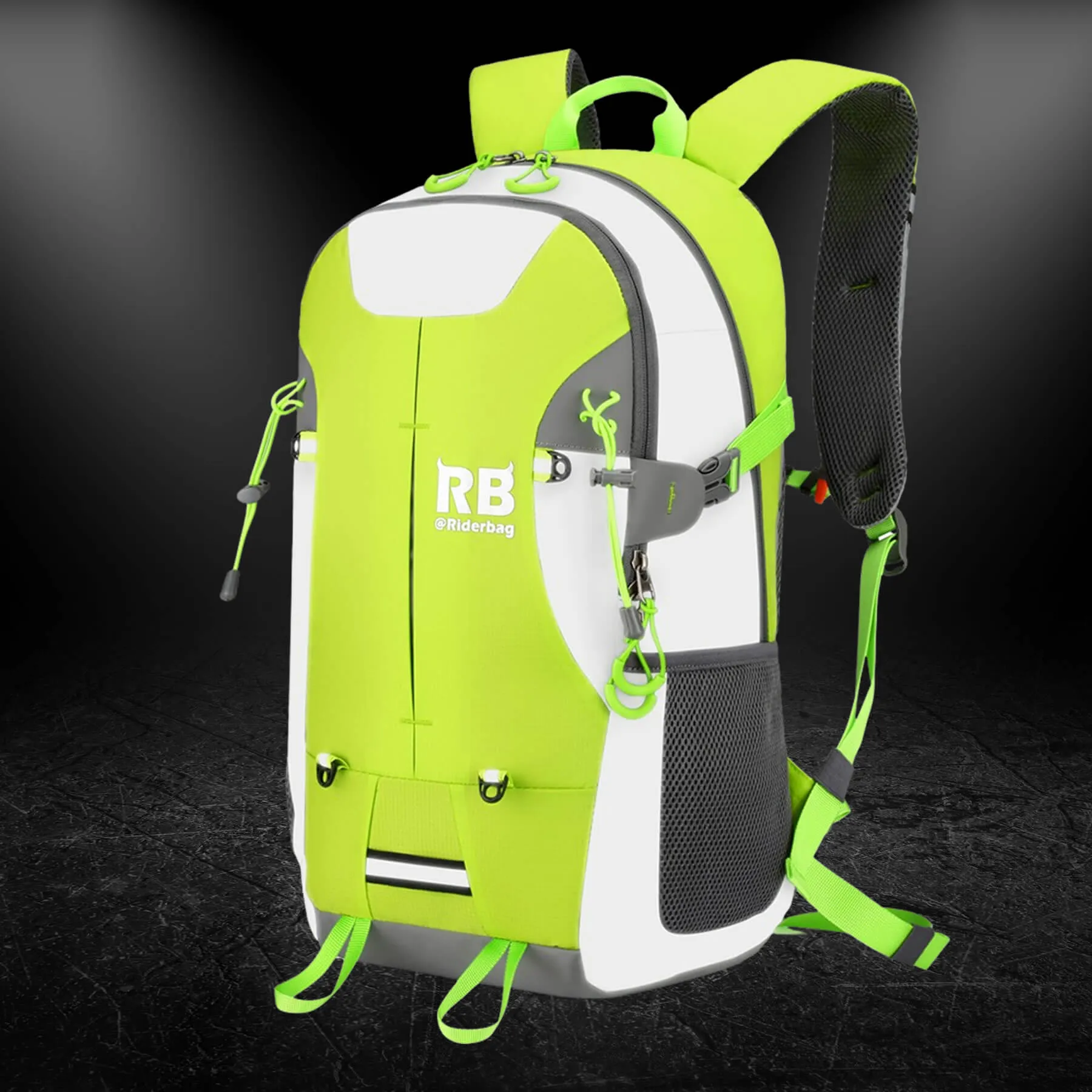 Hi Vis Reflective Commuter Bike Backpack | Riderbag Reflektor35