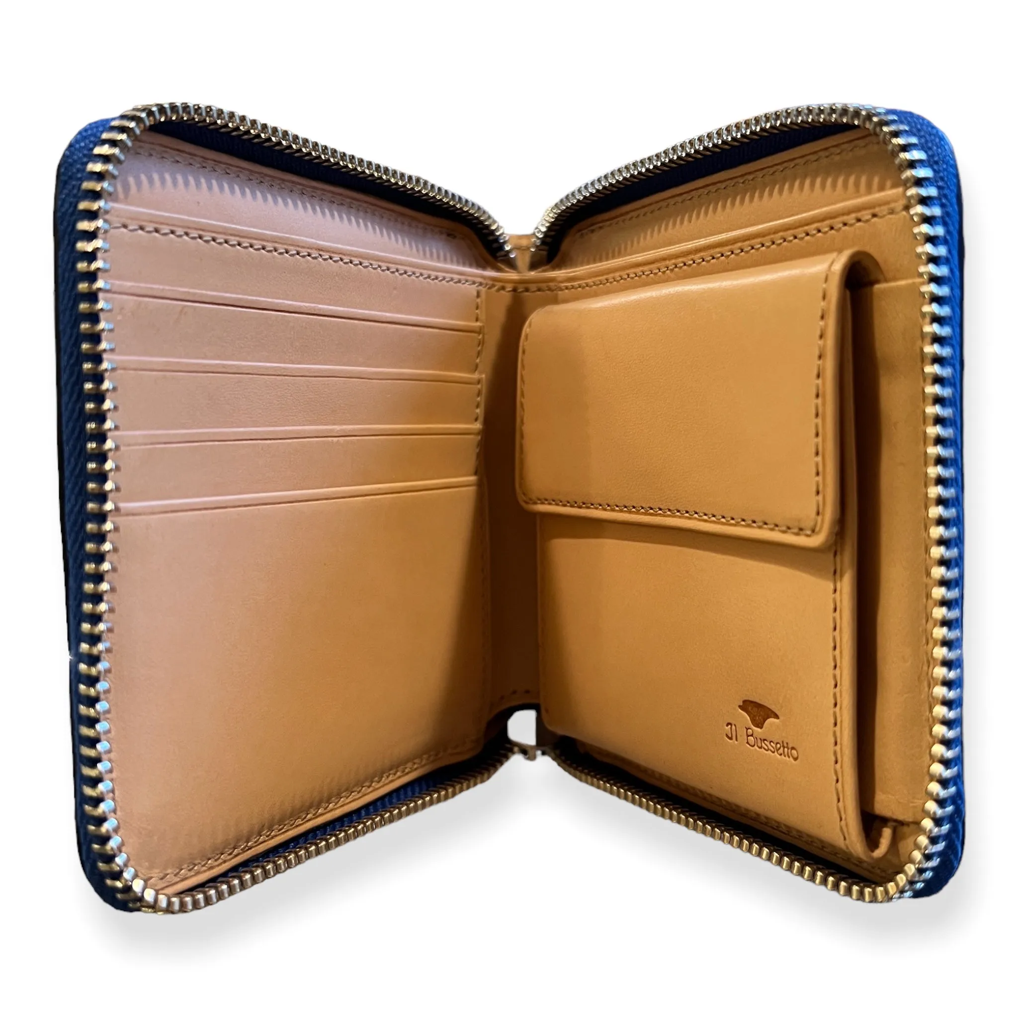 Il Bussetto Zipped Wallet trueblue 33