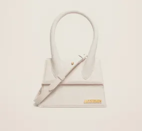 JACQUEMUS BEIGE LE CHIQUITO MOYEN HANDBAG