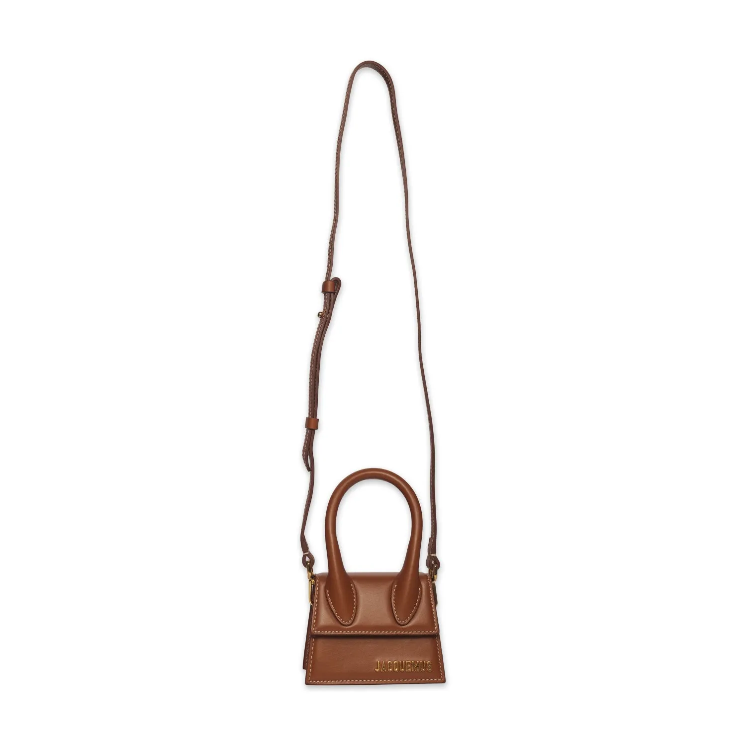 JACQUEMUS LE CHIQUITO HANDBAG IN BROWN