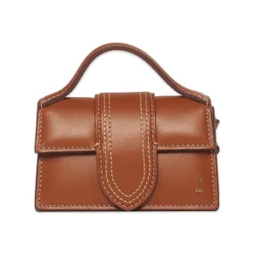 JACQUEMUS LE PETIT BAMBINO HANDBAG IN LIGHT BROWN