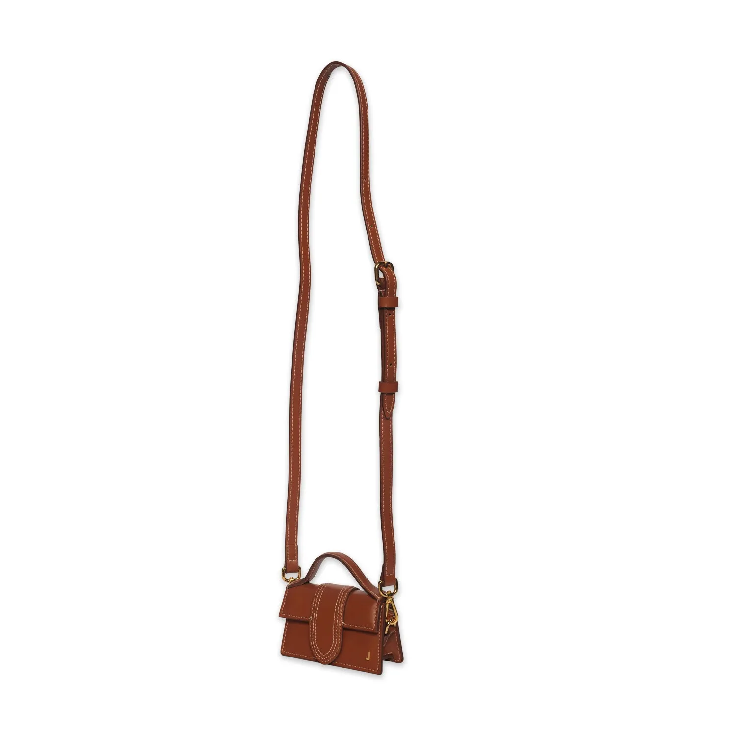 JACQUEMUS LE PETIT BAMBINO HANDBAG IN LIGHT BROWN