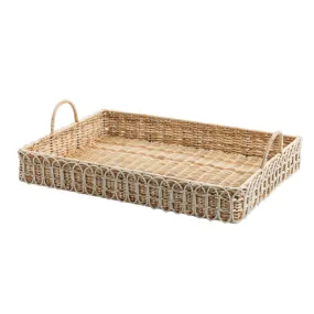 Juliska Provence Rattan Whitewash 22.5 Rectangular Tray