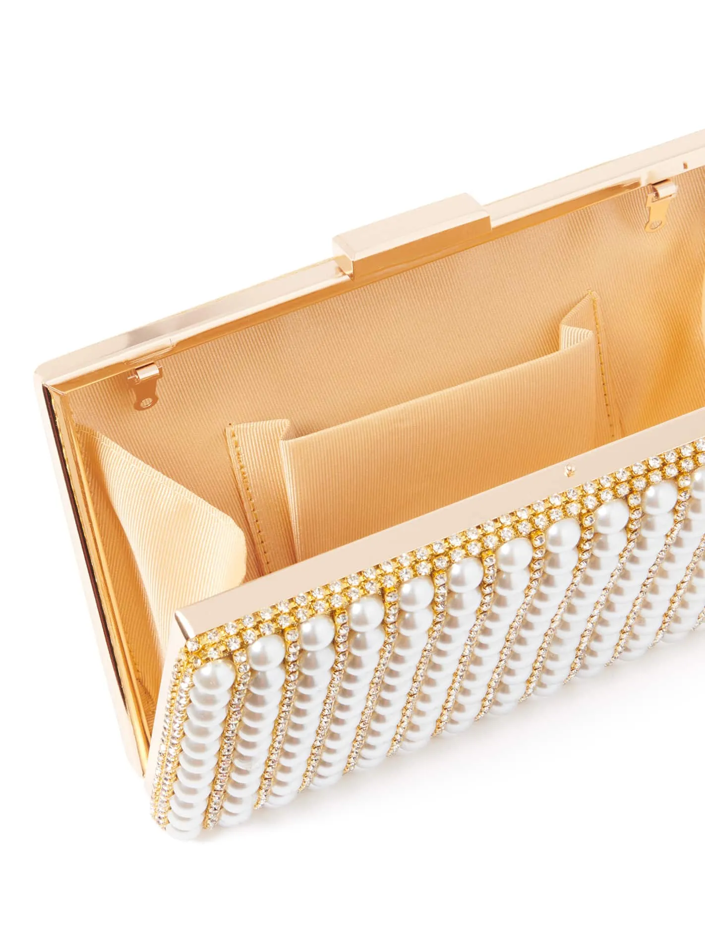 Kelsey Pearl Hardcase Clutch