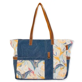 Kendall Canvas Floral Tote