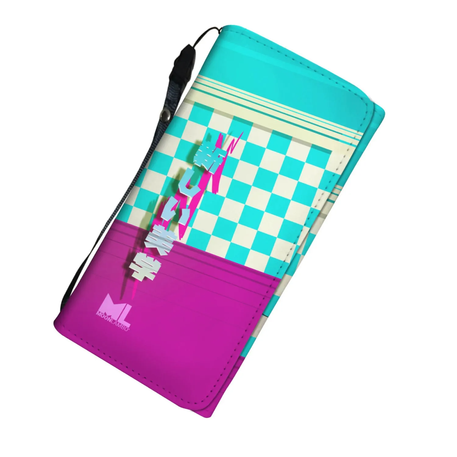 Ladies New aesthetic checkered Wallet