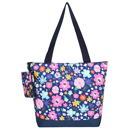 Lilac Floral NGIL Canvas Tote Bag