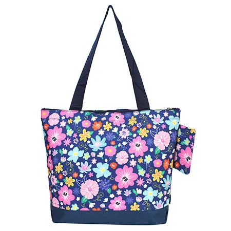 Lilac Floral NGIL Canvas Tote Bag