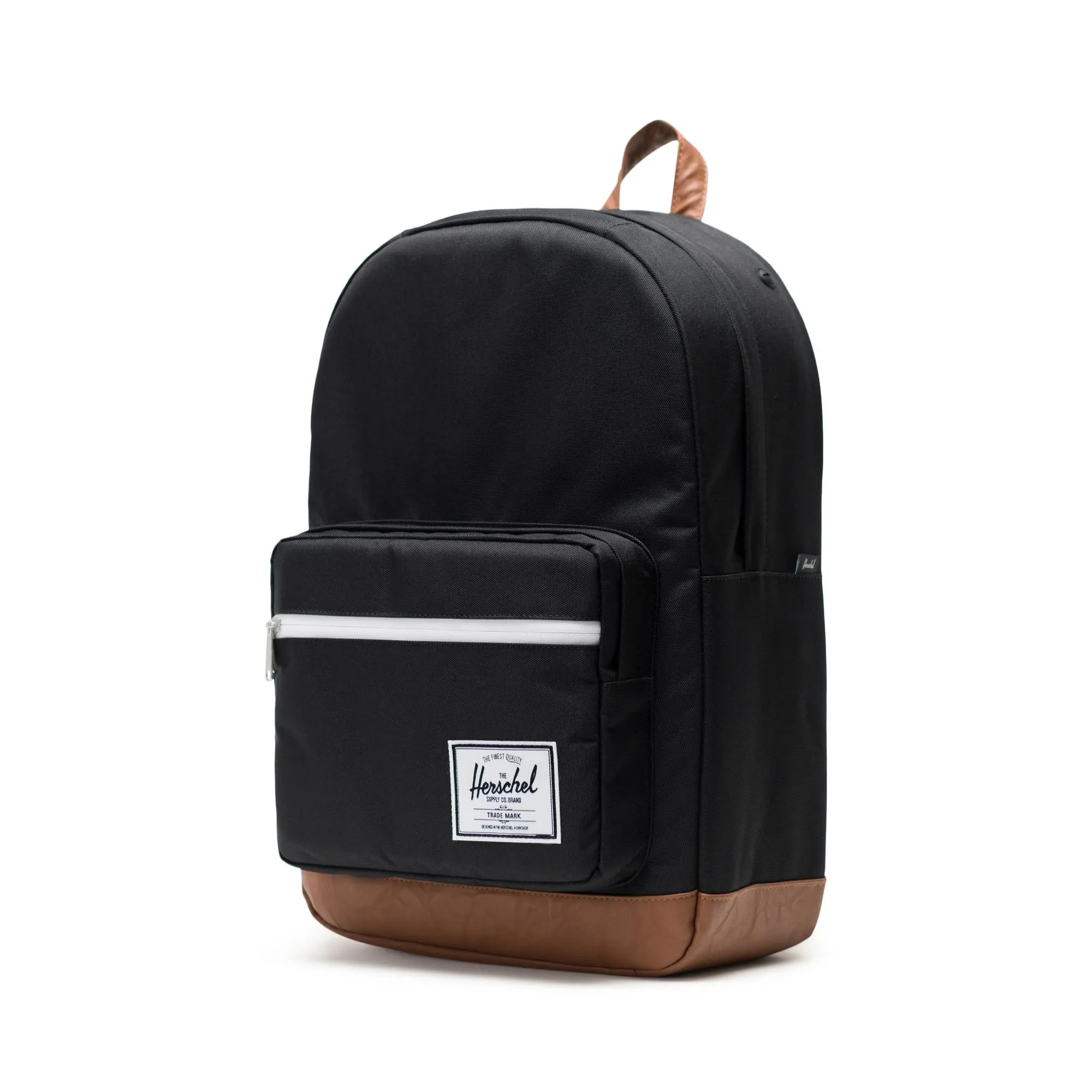 Mochila Herschel Pop Quiz Black/Tan Synthetic Leather