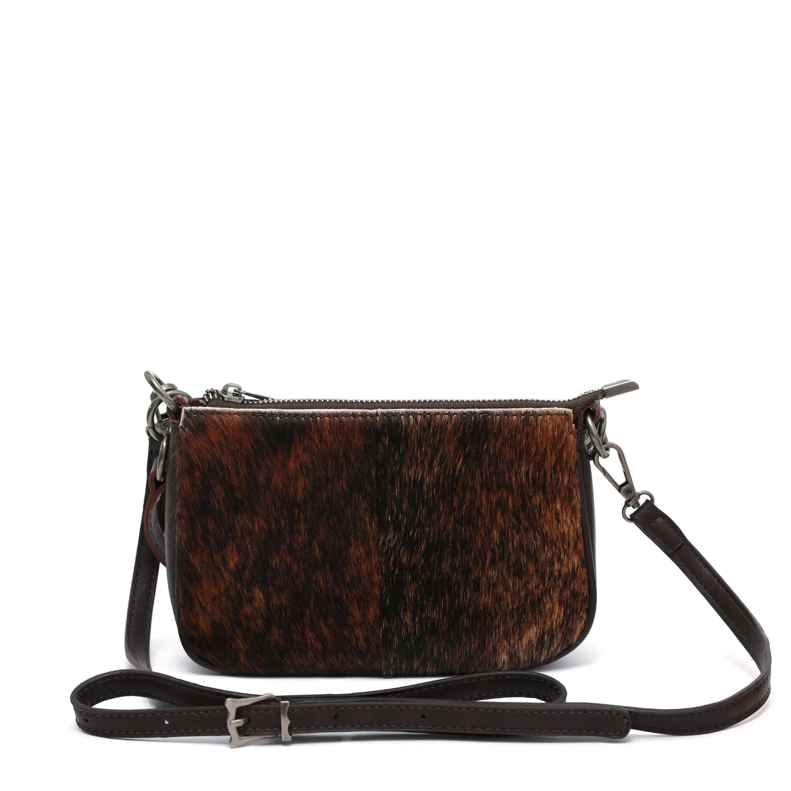 Montana West 100% Genuine Leather Calf Hair Crossbody bag