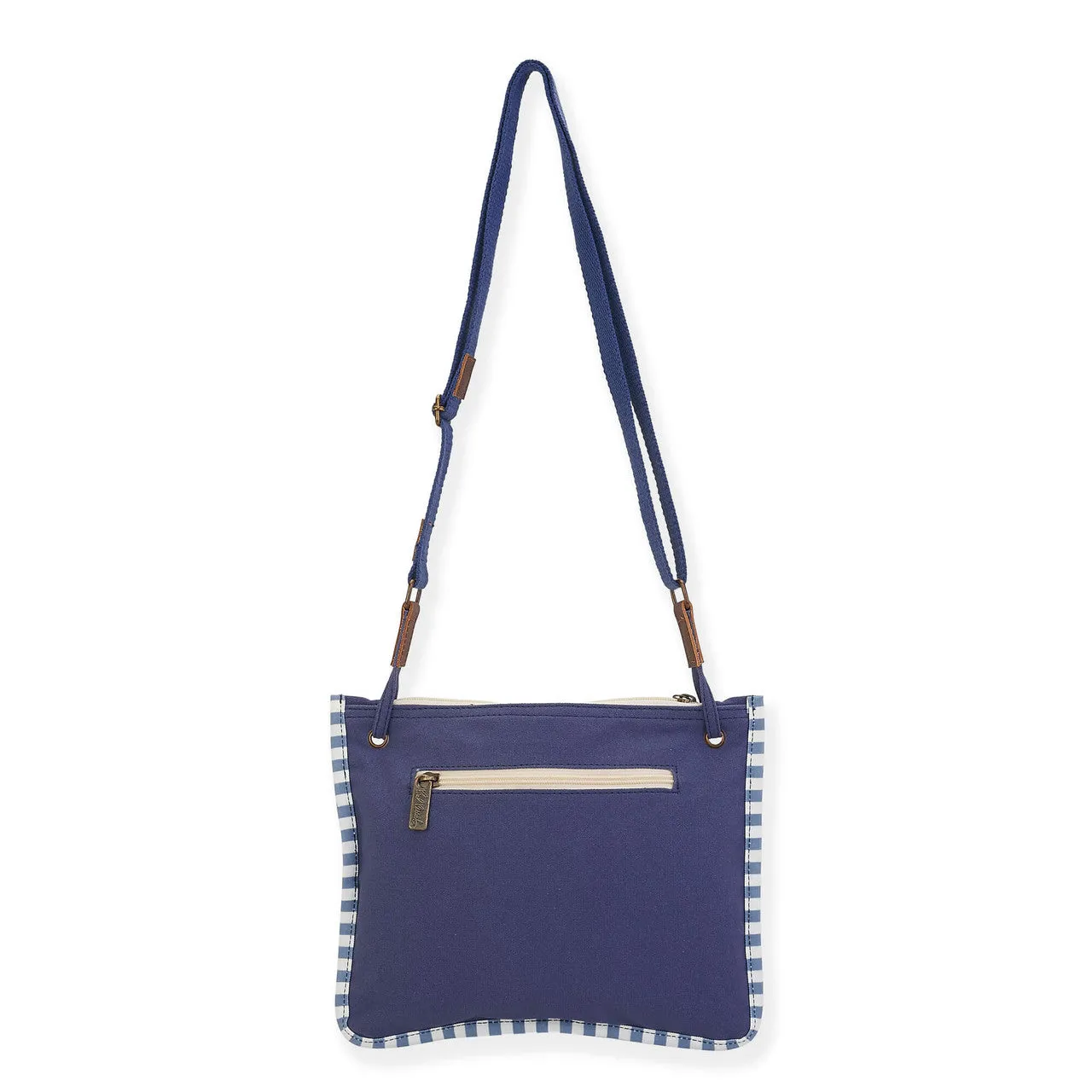 Navy Stripe Turtle Crossbody