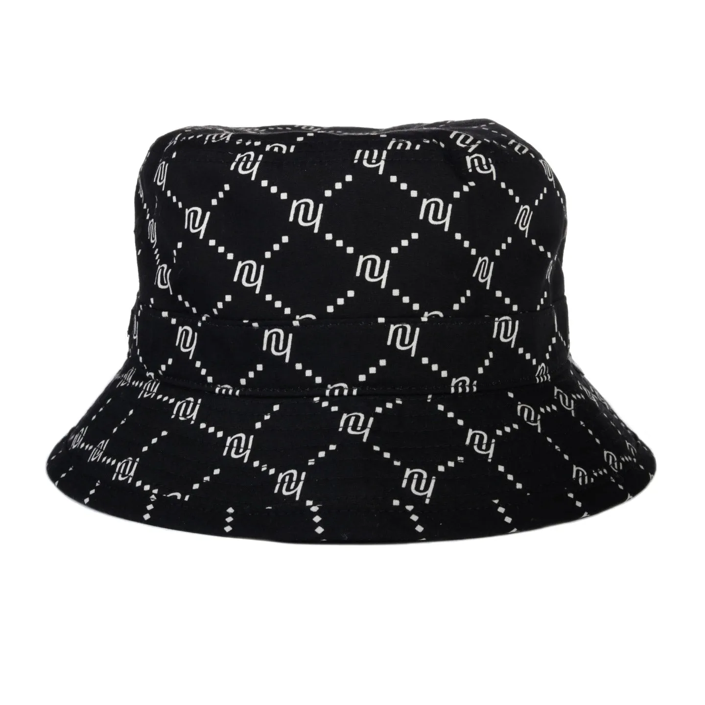 NEIGHBORHOOD MONOGRAM BUCKET HAT BLACK