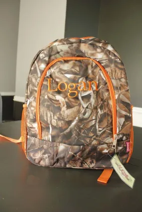 Personalized Camo Real tree backpack