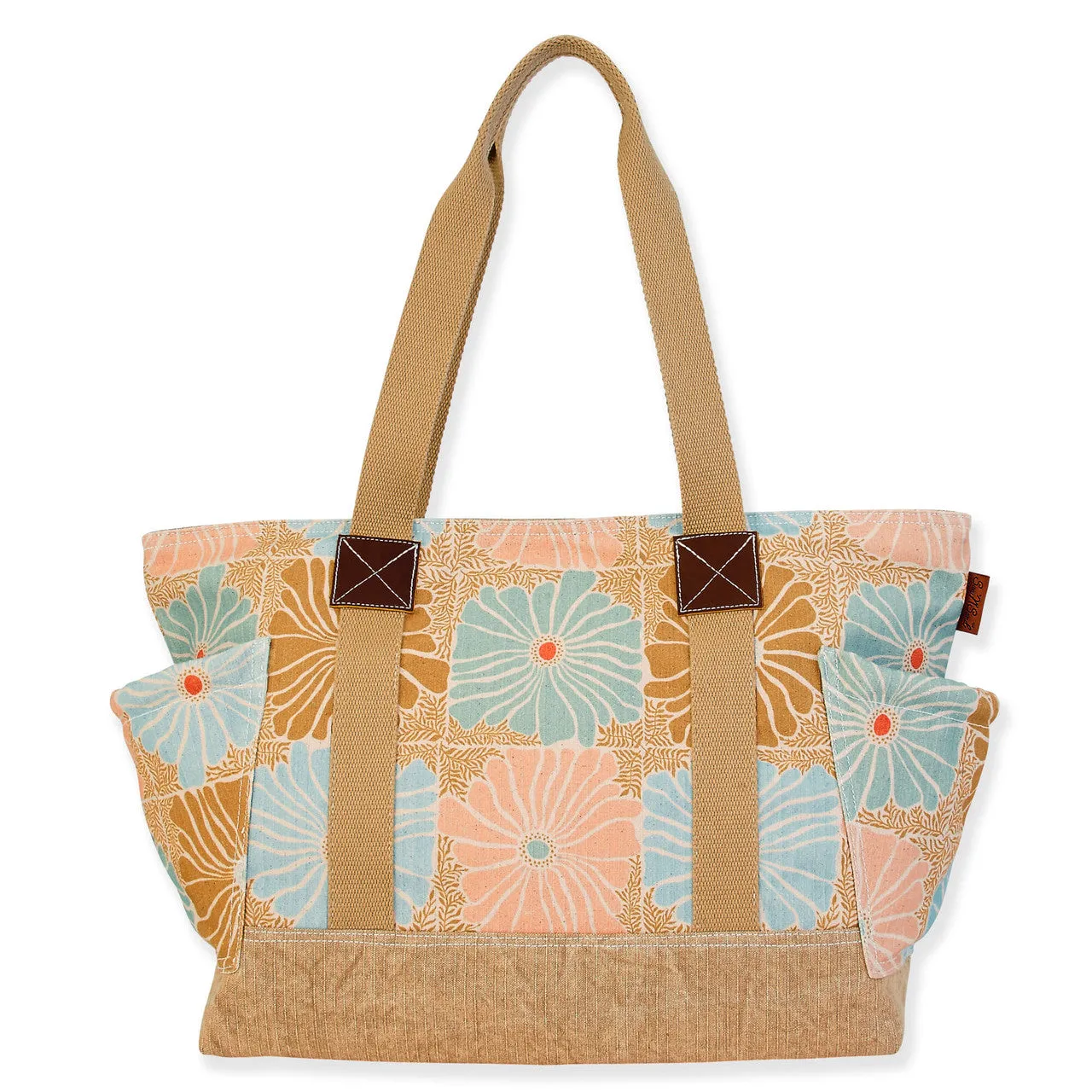 Phoenix Canvas Flower Tote