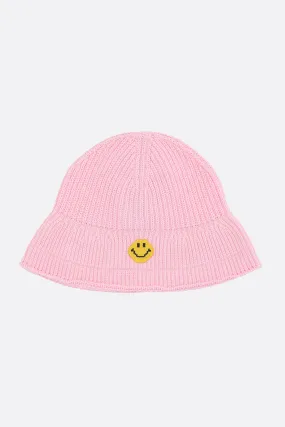 Pixel knit bucket hat