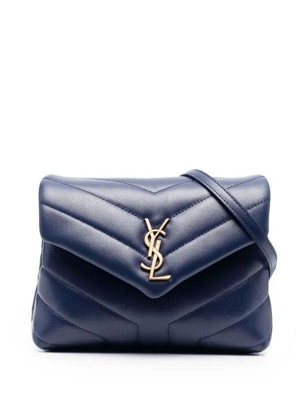 Saint Laurent Loulou Toy YSL Matelasse Calfskin Envelope Crossbody Bag