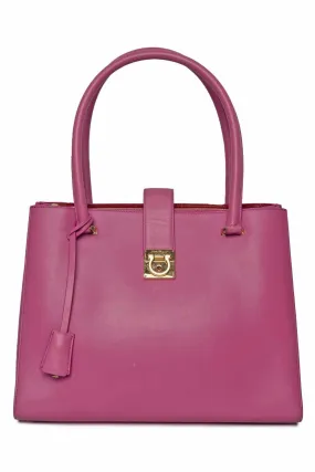 Salvatore Ferragamo Juliette Lock Story Tote